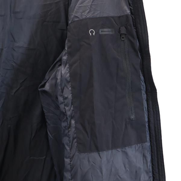 UNIQLO ユニクロ シームレス ショート ダウンコート L ネイビー フード レディース