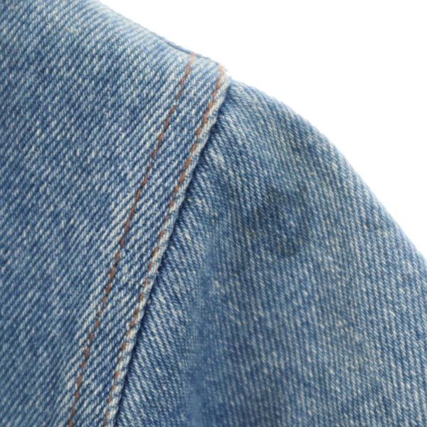 mickey & co. ミッキーアンドコー 90s オールド ミッキーマウス 立体ロゴ デニムジャケット S ジージャン レディース