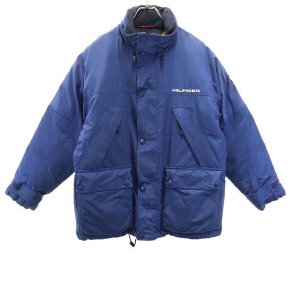 TOMMY HILFIGER トミーヒルフィガー 90s オールド ダウンジャケット S ネイビー メンズ