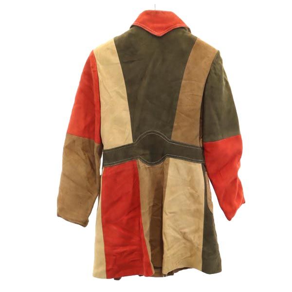 VINTAGE ヴィンテージ 80s カナダ製 切替 コート 45481 ブラウン系 レディース