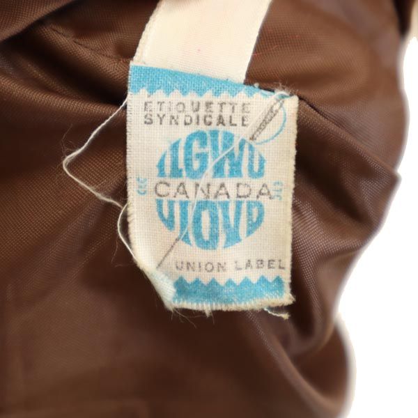 VINTAGE ヴィンテージ 80s カナダ製 切替 コート 45481 ブラウン系 レディース