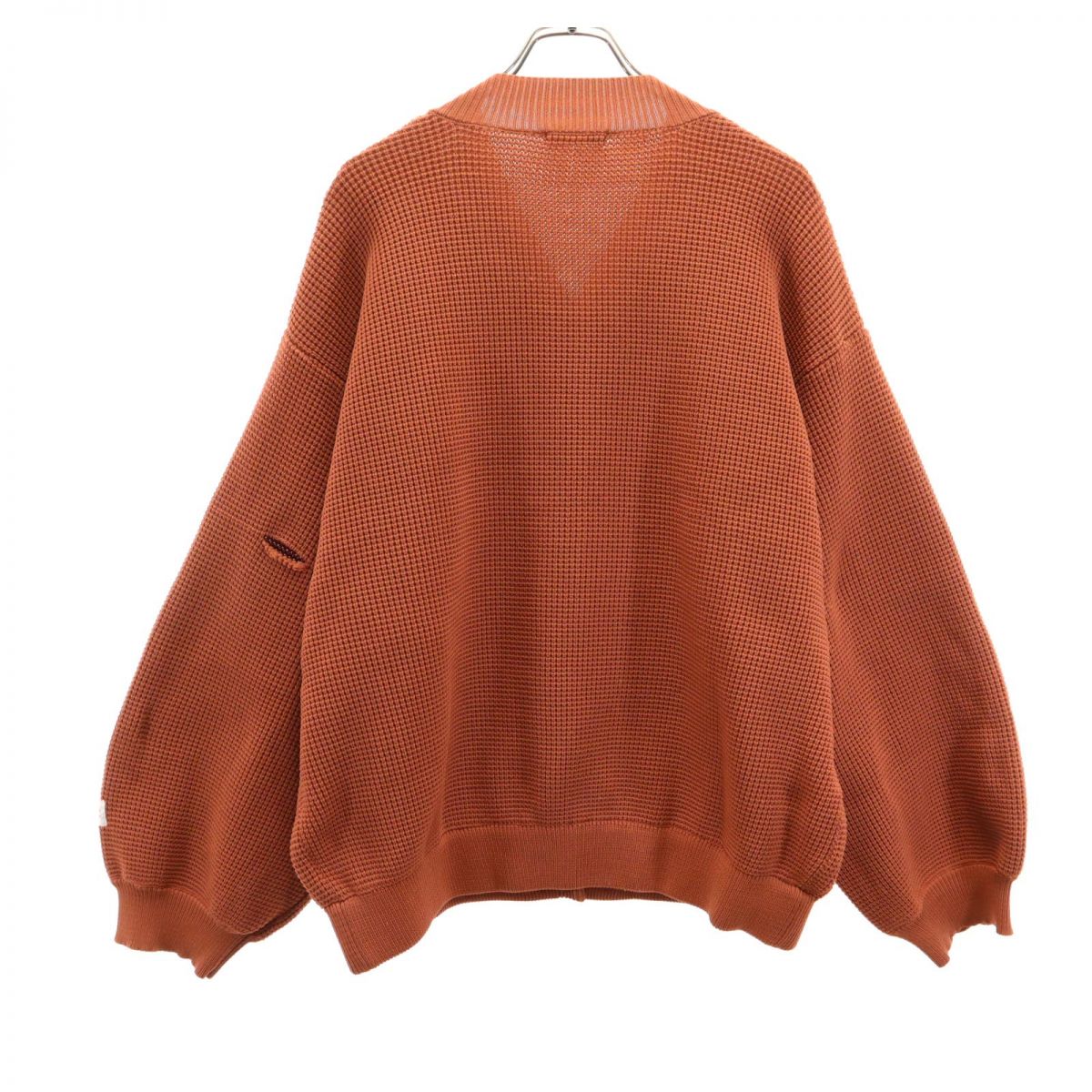 ジャバ 長袖 ニットジャケット XL テラコッタ JaVa メンズ