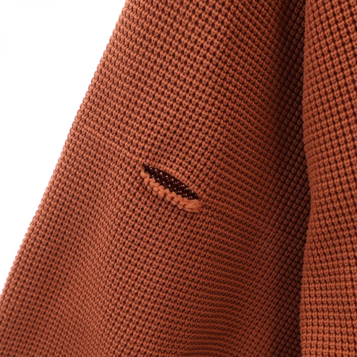 ジャバ 長袖 ニットジャケット XL テラコッタ JaVa メンズ