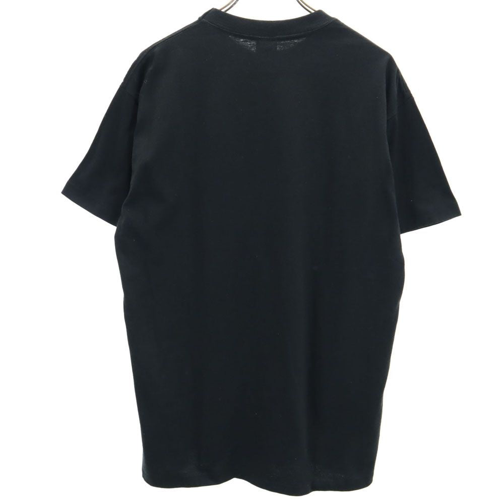 アンビル 90s USA製 オールド 半袖 Tシャツ L ブラック anbil 立体ロゴ 刺繍 メンズ