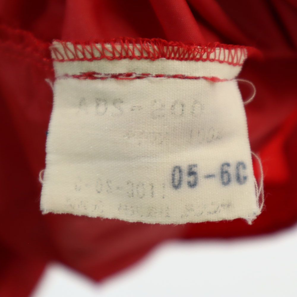 adidas アディダス 70s 80s デサント製 ヴィンテージ トレーニング ナイロンジャケット S レッド系 ADS-200 メンズ