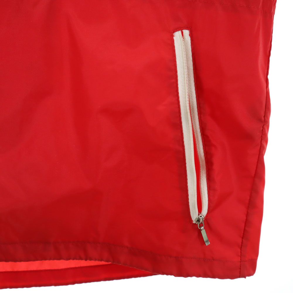 adidas アディダス 70s 80s デサント製 ヴィンテージ トレーニング ナイロンジャケット S レッド系 ADS-200 メンズ