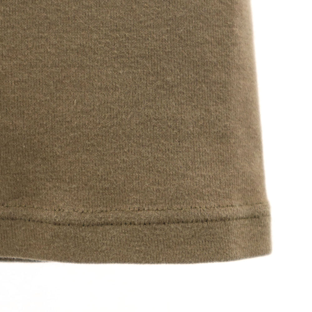 アーペーセー 日本製 半袖 ヘンリーネック Tシャツ 2 ブラウン A.P.C. メンズ