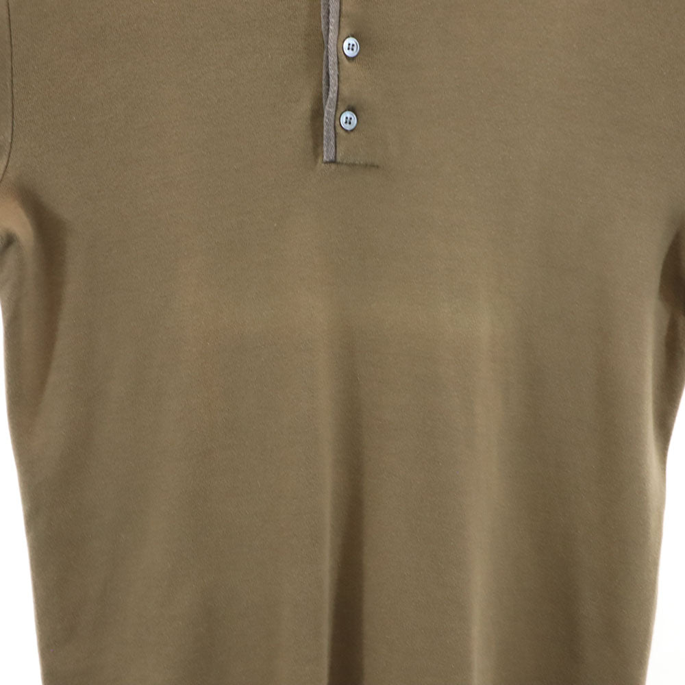 アーペーセー 日本製 半袖 ヘンリーネック Tシャツ 2 ブラウン A.P.C. メンズ