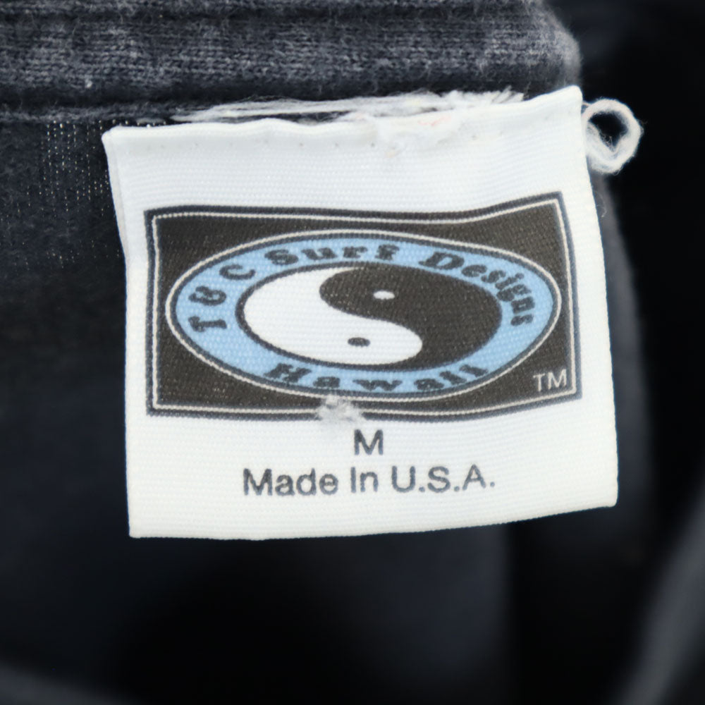 T&C Surf Designs T&C サーフデザインズ 90s USA製 オールド バックプリント 半袖 Tシャツ M グレー メンズ