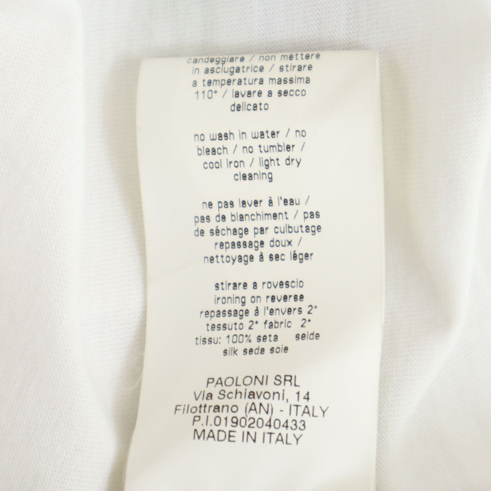 MSGM エムエスジーエム イタリア製 ノースリーブ カットソー XS ホワイト レディース