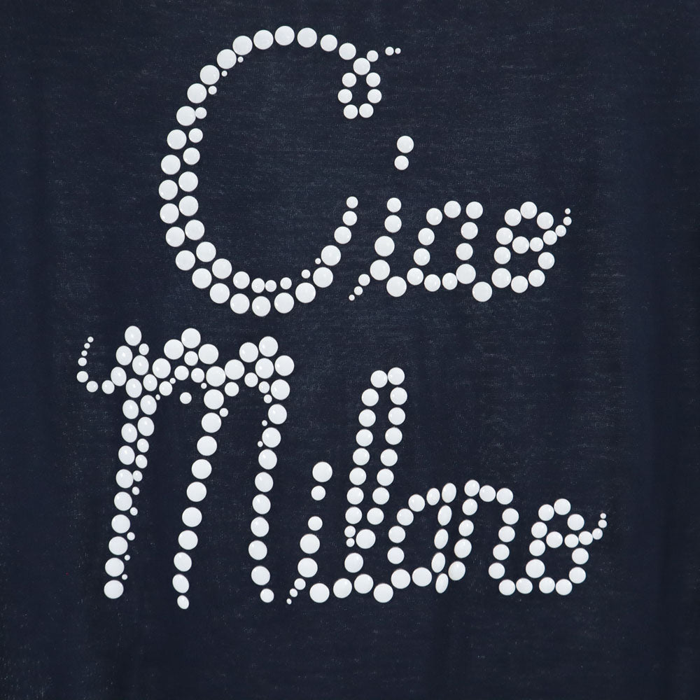 ARMANI EXCHANGE アルマーニエクスチェンジ 半袖 カットソー XXS ネイビー フレンチスリーブ レディース