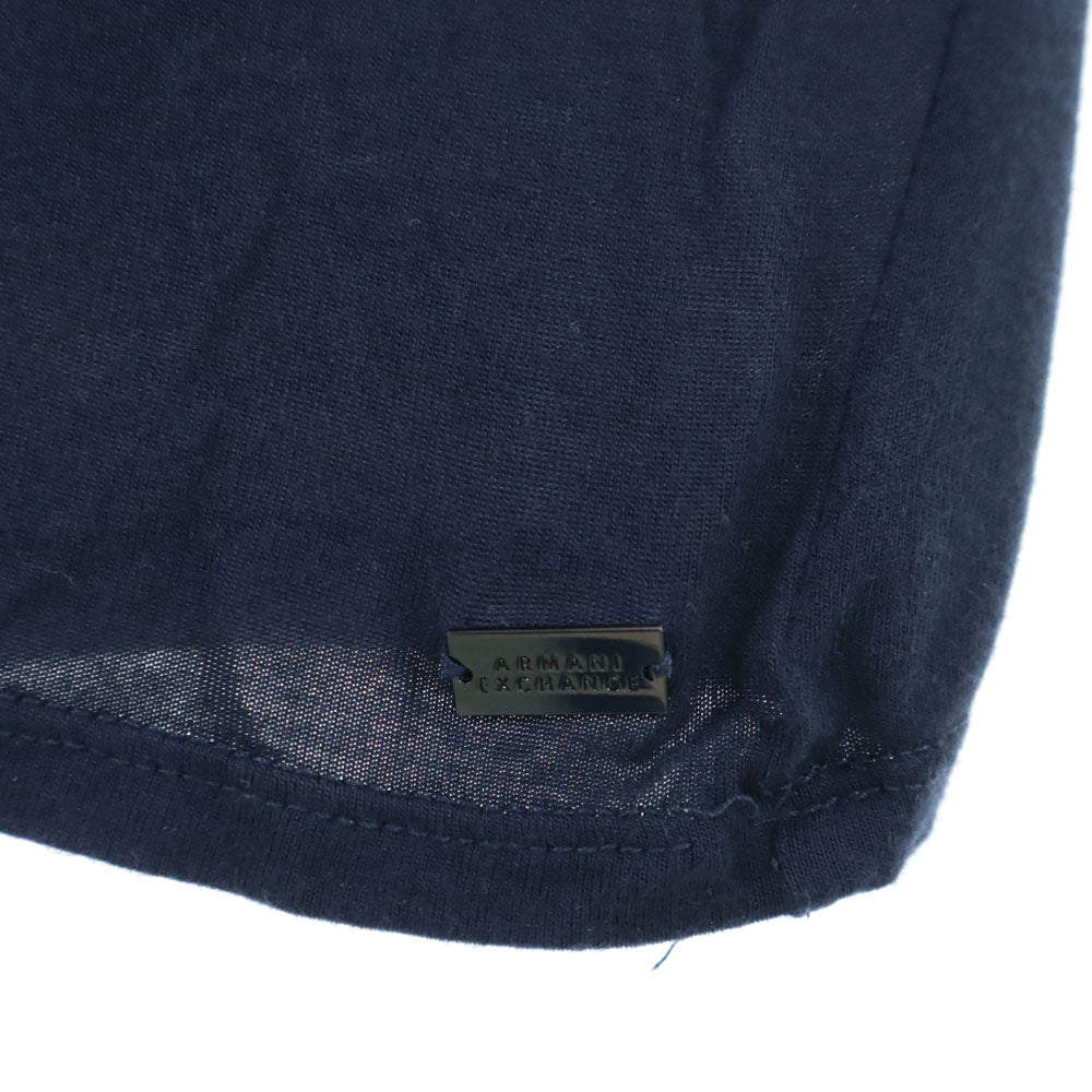 ARMANI EXCHANGE アルマーニエクスチェンジ 半袖 カットソー XXS ネイビー フレンチスリーブ レディース