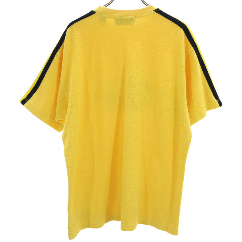FILA フィラ 半袖 パイル地 Tシャツ M イエロー メンズ