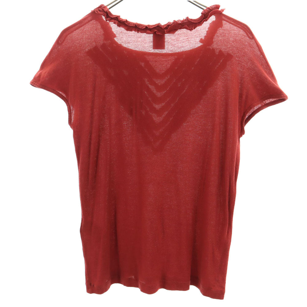 MARC BY MARC JACOBS マークバイマークジェイコブス 半袖 カットソー XS 赤茶系 フレンチスリーブ レディース