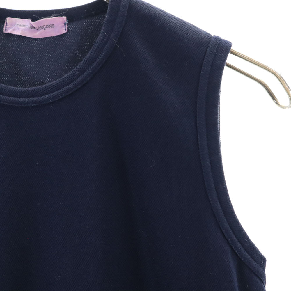 COMME des GARCONS コムデギャルソン ノースリーブ タンクトップ ネイビー レディース