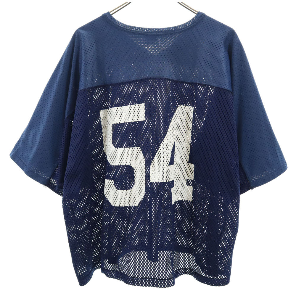 GUNTHER'S 90s オールド 半袖 ゲーム シャツ XXL ネイビー メッシュ ビッグサイズ メンズ