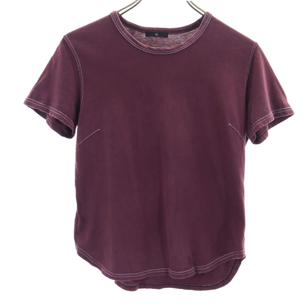 Y's ワイズ 80s 90s 日本製 半袖 Tシャツ パープル系 レディース