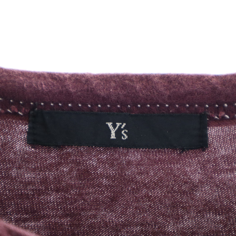Y's ワイズ 80s 90s 日本製 半袖 Tシャツ パープル系 レディース