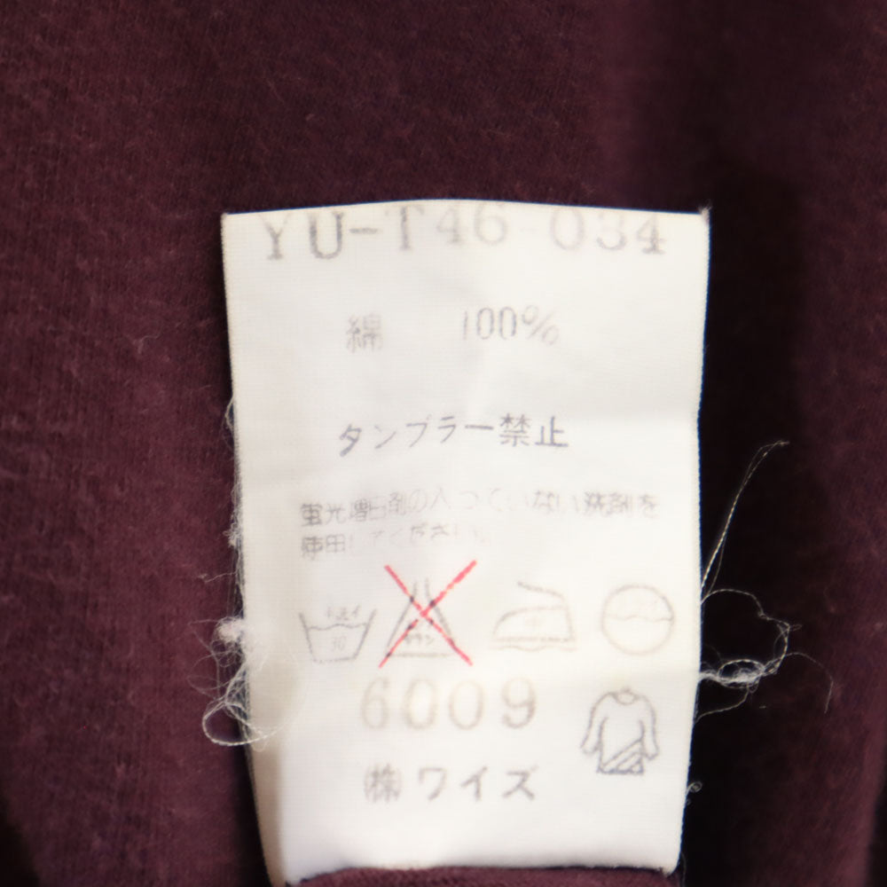 Y's ワイズ 80s 90s 日本製 半袖 Tシャツ パープル系 レディース