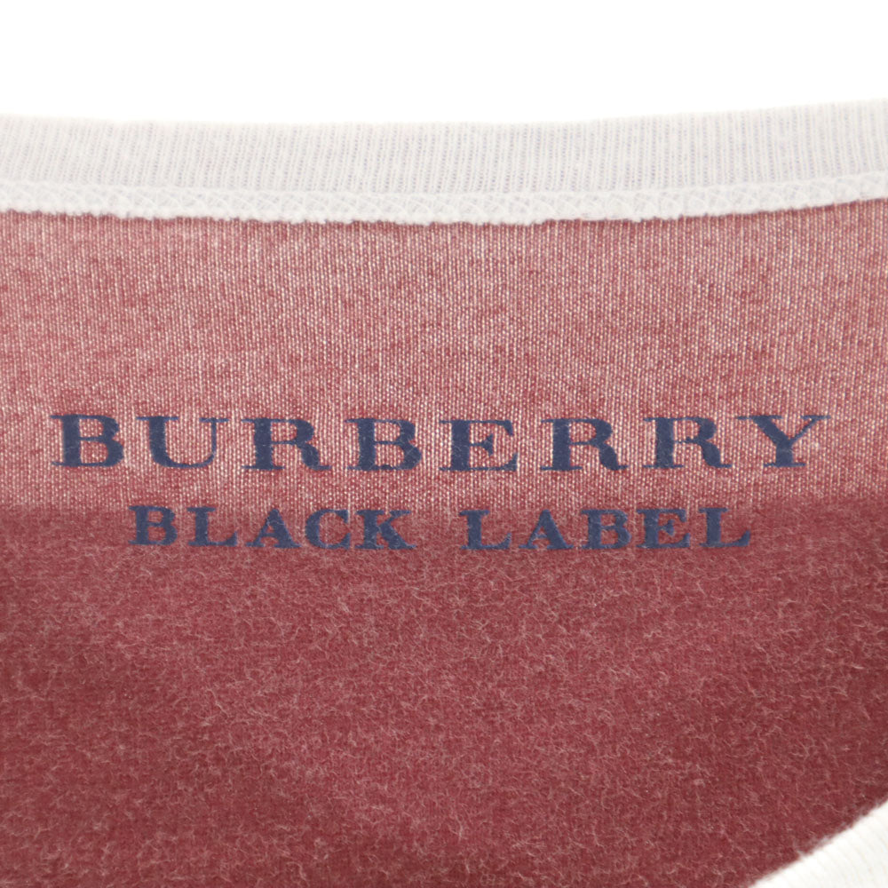 バーバリーブラックレーベル 三陽商会 ボーダー柄 半袖 Tシャツ 3 BURBERRY BLACK LABEL メンズ