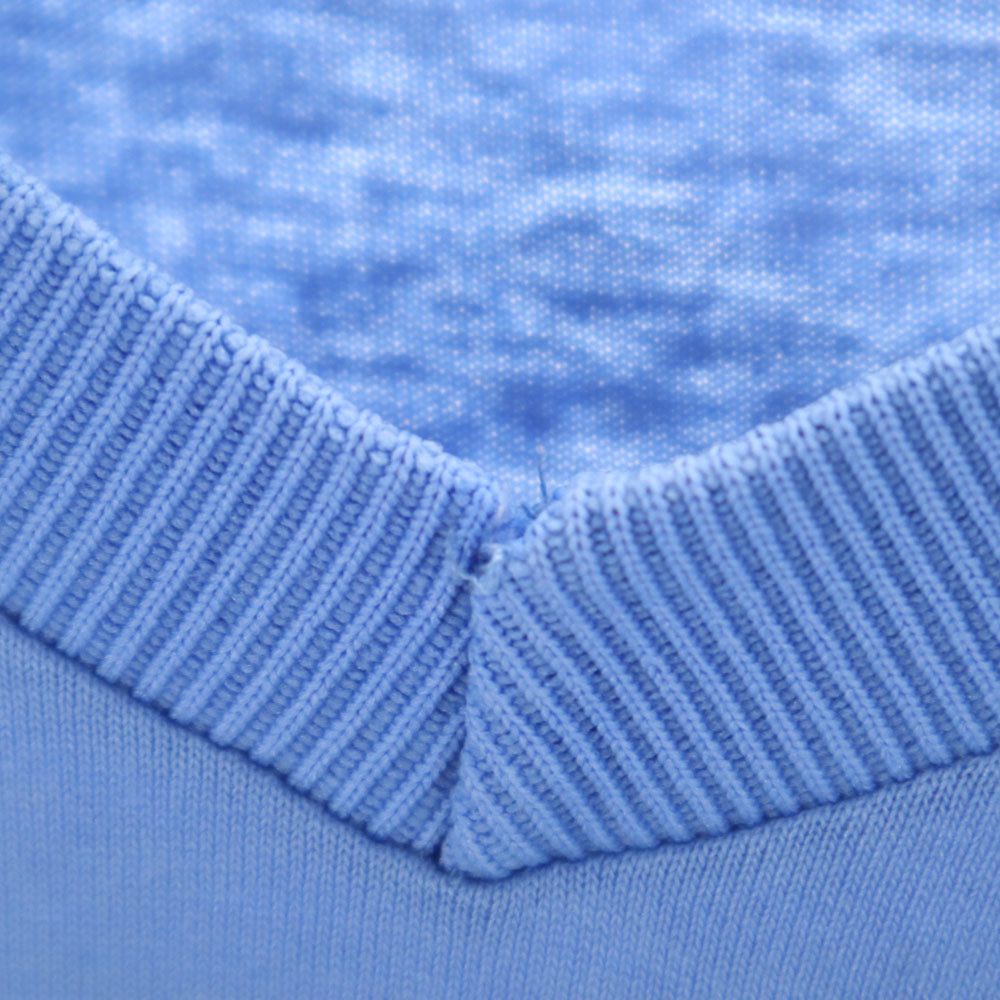 RUSSELL ATHLETIC ラッセルアスレチック 90s USA製 オールド 半袖 Vネック Tシャツ S ブルー系 メンズ