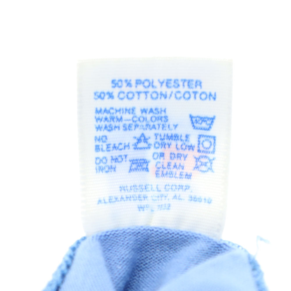 RUSSELL ATHLETIC ラッセルアスレチック 90s USA製 オールド 半袖 Vネック Tシャツ S ブルー系 メンズ