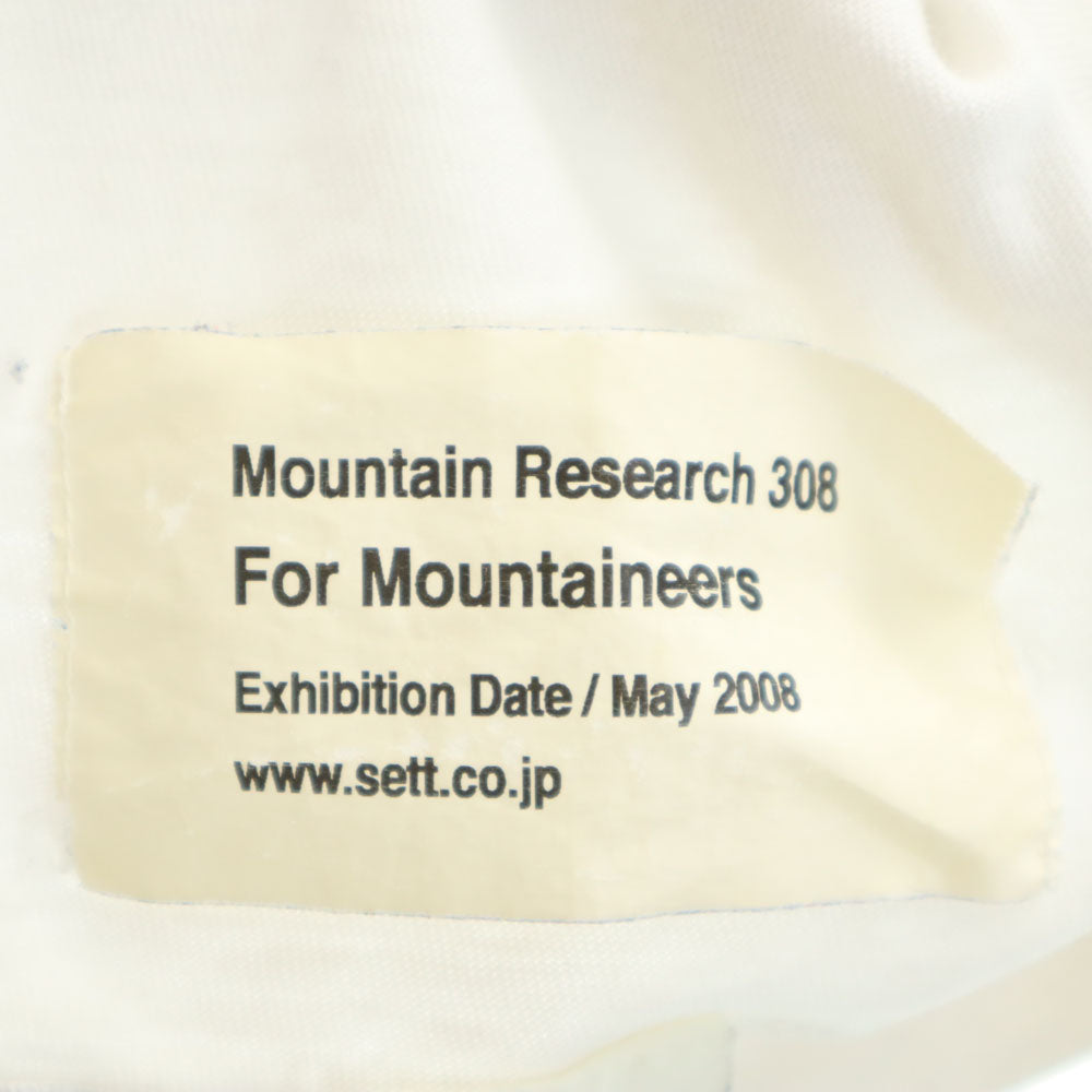 MOUNTAIN RESEARCH マウンテンリサーチ プリント 半袖 Tシャツ ホワイト 308 メンズ