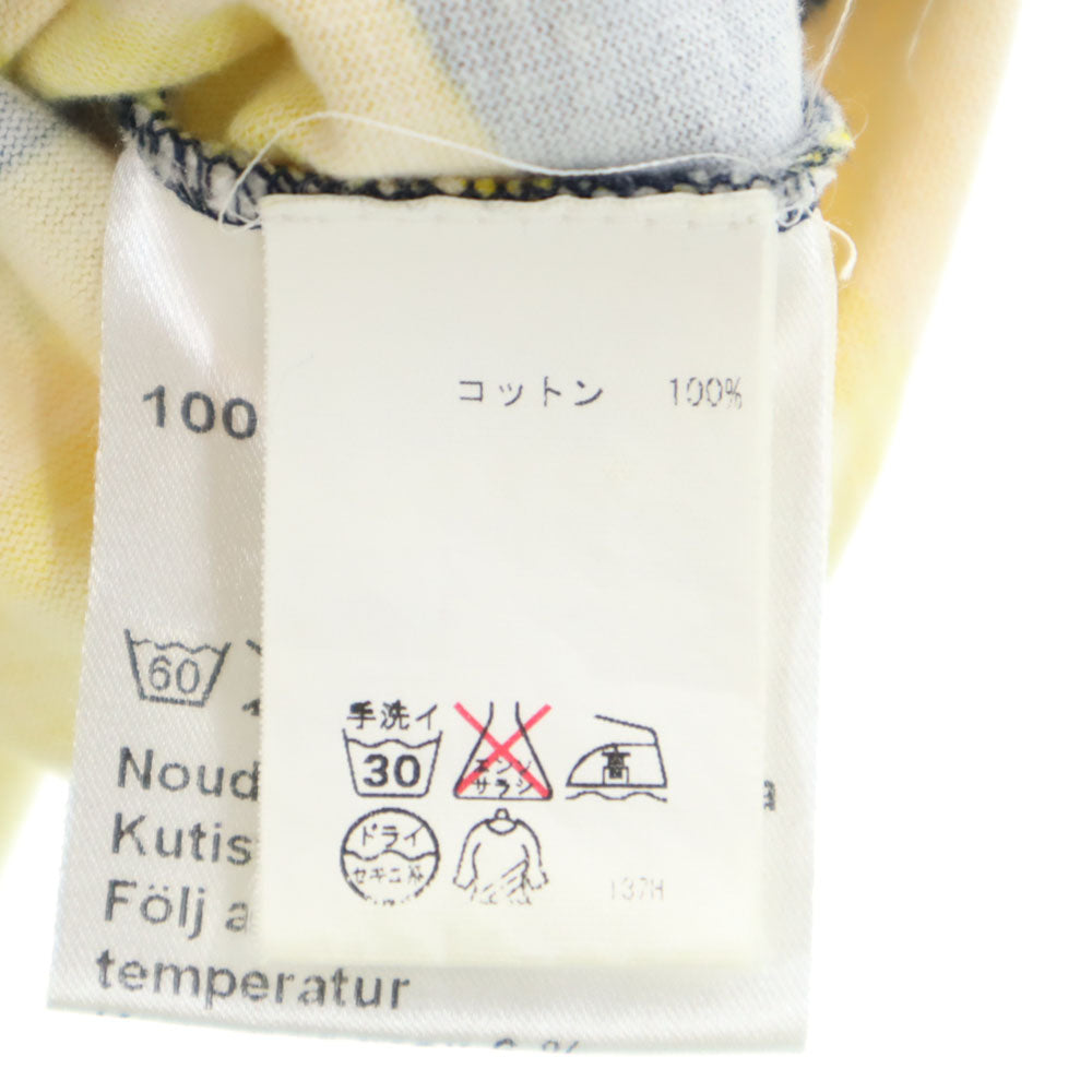 marimekko マリメッコ 総柄 ノースリーブ カットソー S イエロー系 レディース