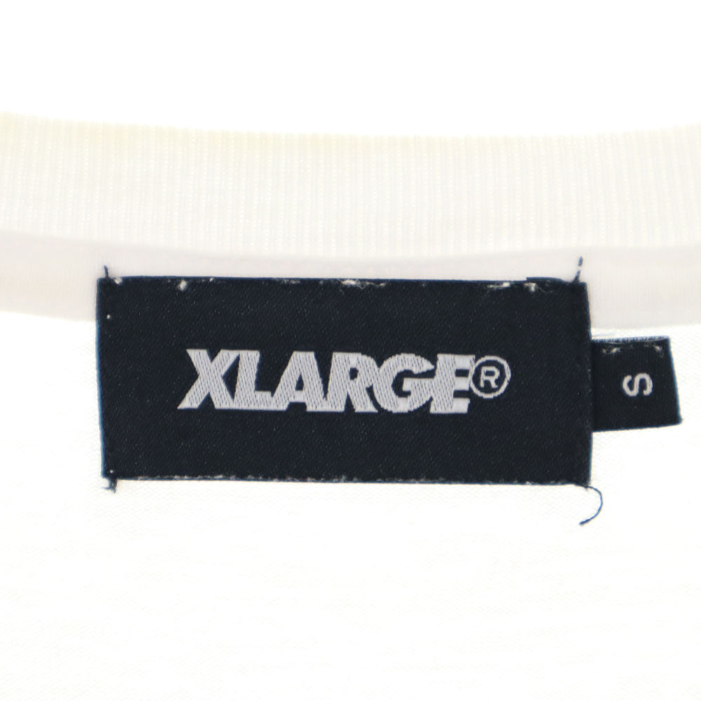 XLARGE エクストララージ バックプリント 半袖 Tシャツ S ホワイト系 メンズ