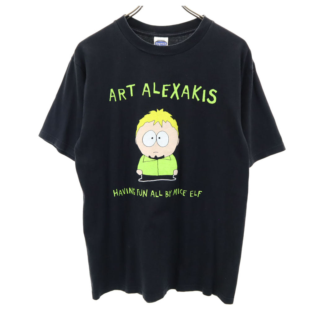 cygnus シグナス エバークリア バンT 半袖 Tシャツ M ブラック メンズ