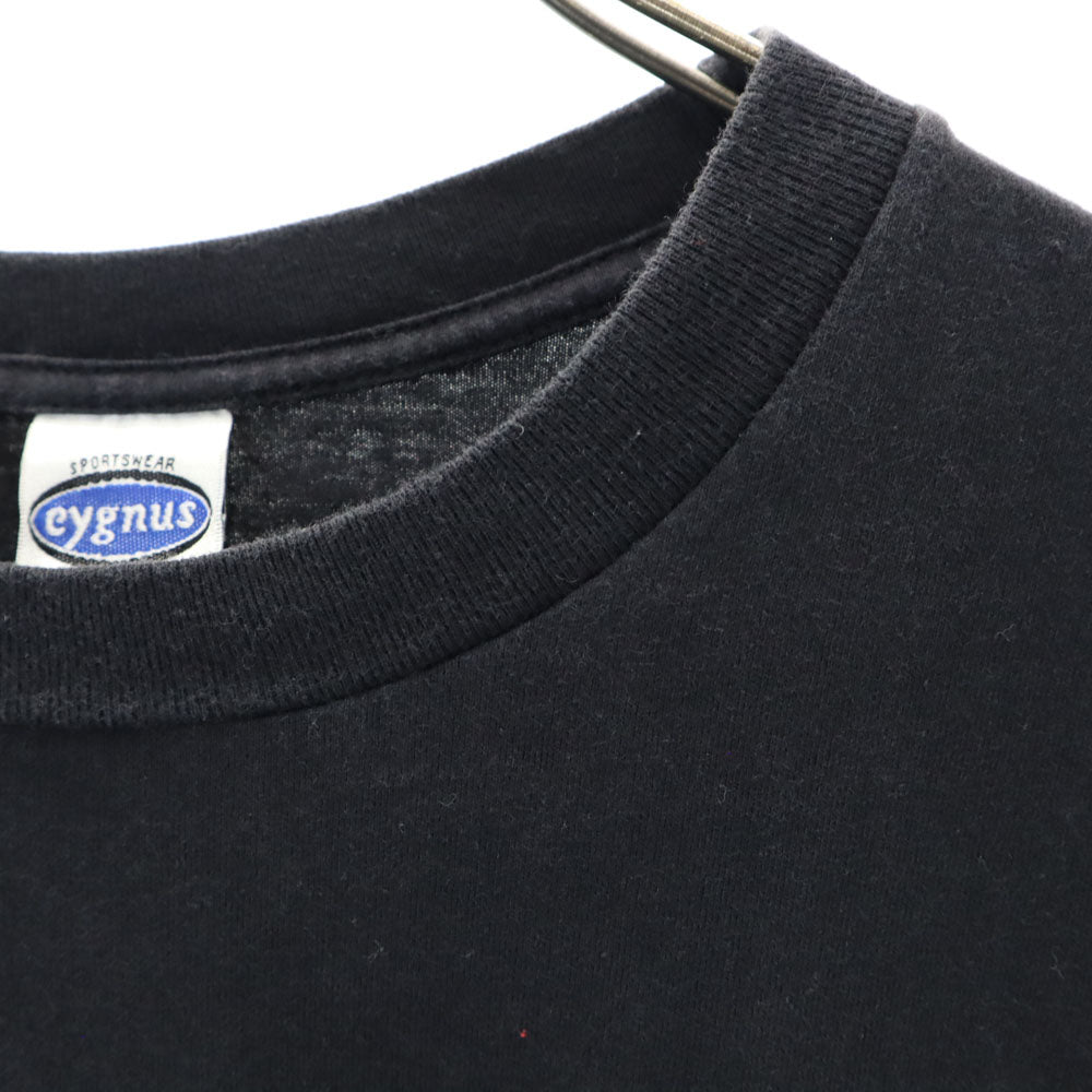 cygnus シグナス エバークリア バンT 半袖 Tシャツ M ブラック メンズ