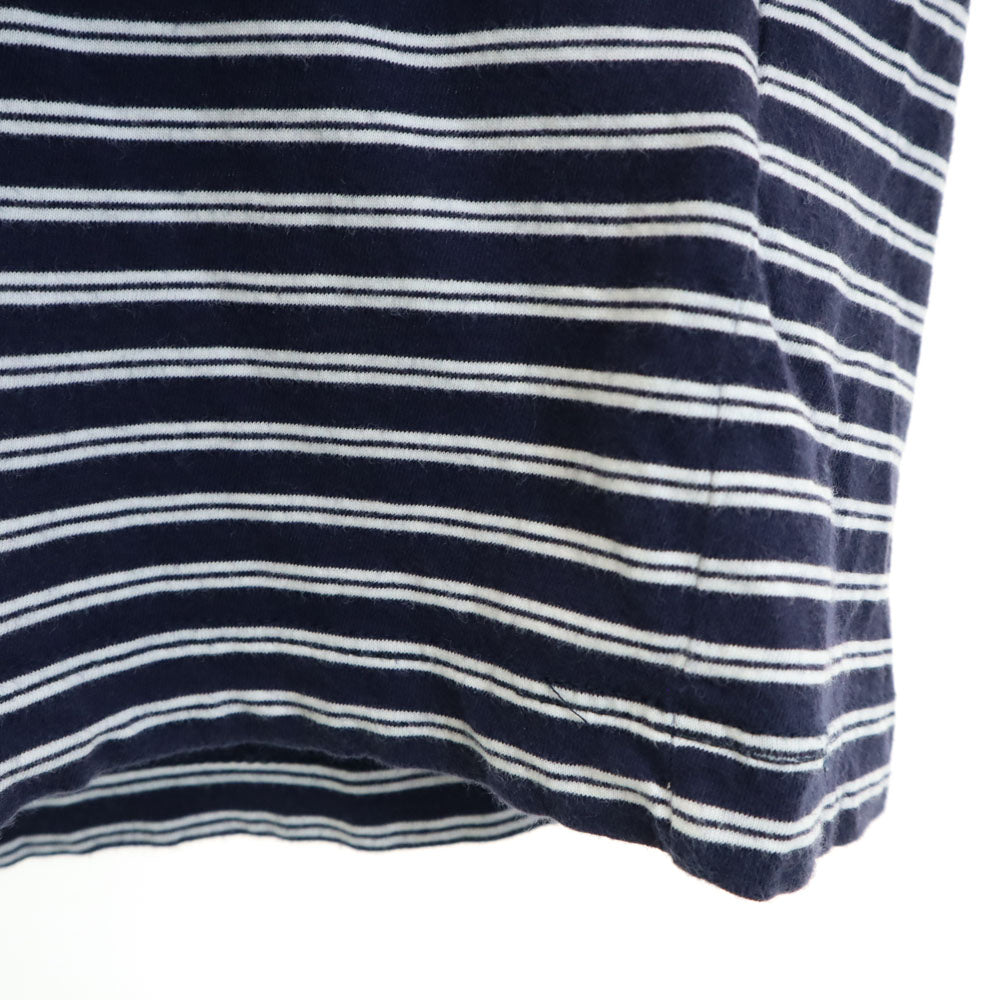 LACOSTE ラコステ ボーダー柄 半袖 Tシャツ 4 ネイビー 他 REGULAR FIT メンズ