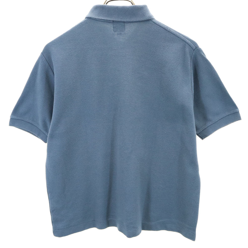 Emporio Armani エンポリオアルマーニ 日本製 半袖 ポロシャツ M グレー系 鹿の子 メンズ