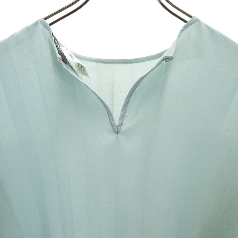 ウィークエンド マックスマーラ ポルトガル製 7分袖 ポンチョ 36 ブルーグレー系 WEEKENDS MaxMara レディース