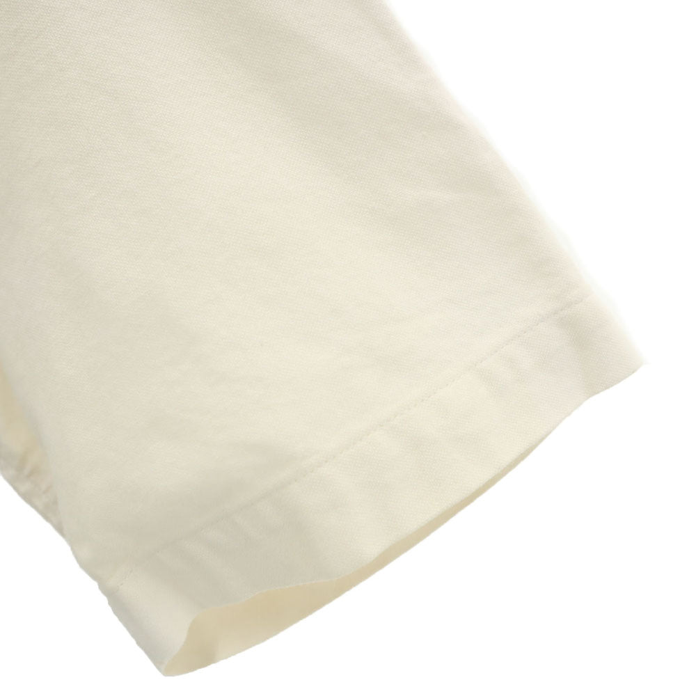 SOPHNET. ソフネット 日本製 ボーダー 半袖 ボタンダウンシャツ S ホワイト系 メンズ