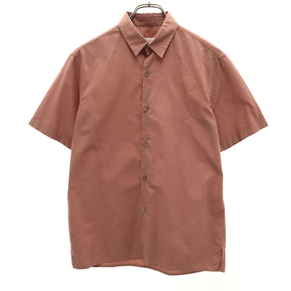 LAD MUSICIAN ラッドミュージシャン 日本製 半袖 シャツ 42 ブラウン系 メンズ