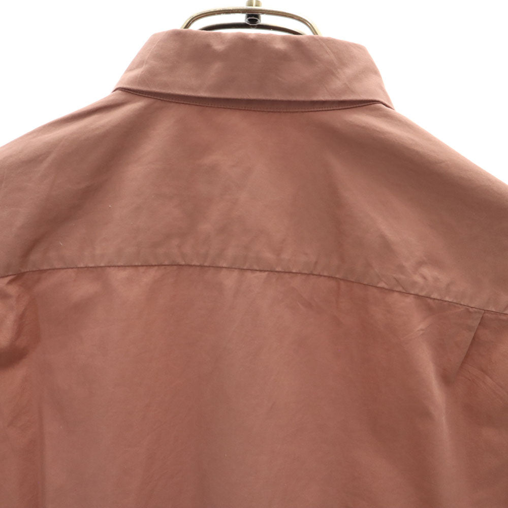 LAD MUSICIAN ラッドミュージシャン 日本製 半袖 シャツ 42 ブラウン系 メンズ