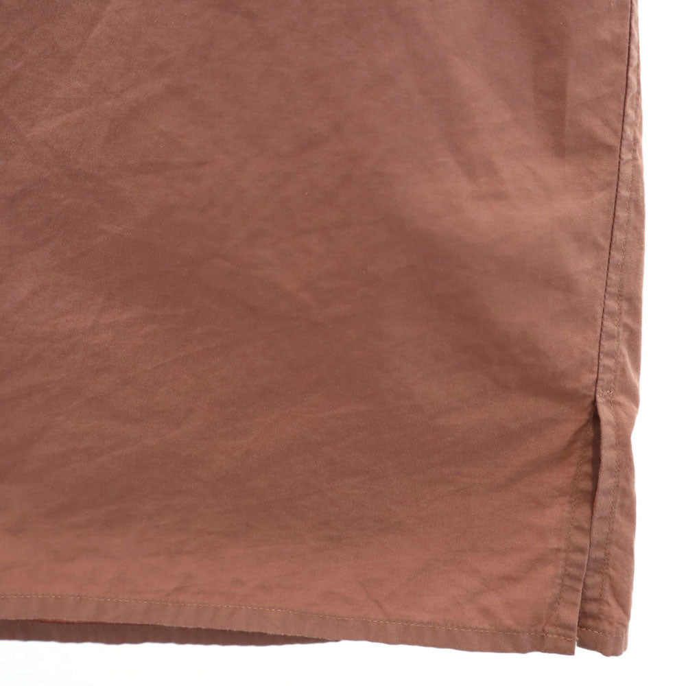 LAD MUSICIAN ラッドミュージシャン 日本製 半袖 シャツ 42 ブラウン系 メンズ