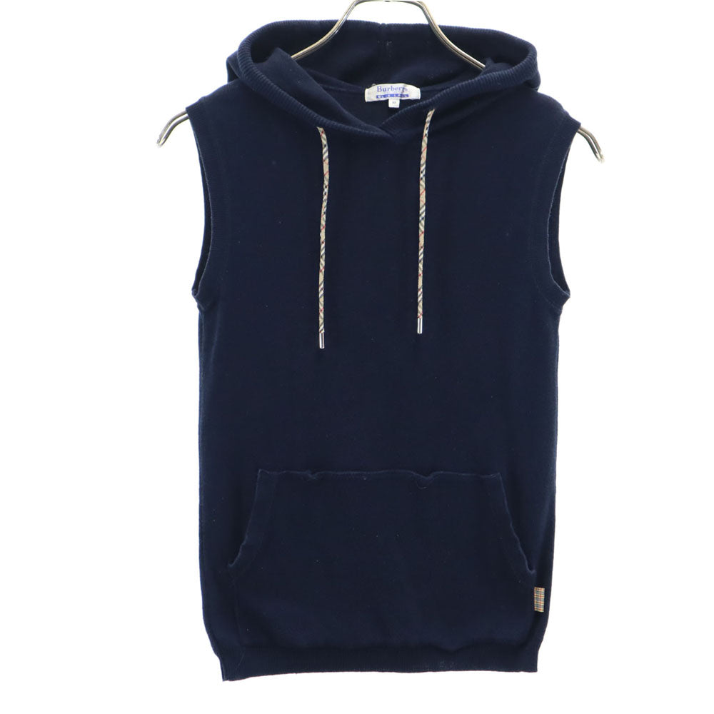 Burberrys Blue label バーバリーズブルーレーベル 90s 三陽商会 オールド ノースリーブ セーター M ネイビー ニット レディース