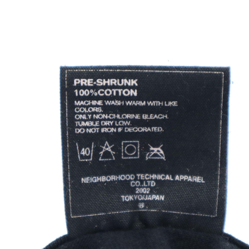 ネイバーフッド 03年製 半袖 Tシャツ ブラック NEIGHBORHOOD smlx メンズ