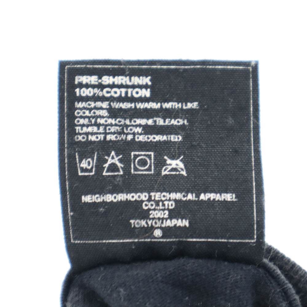 ネイバーフッド 03年製 半袖 Tシャツ ブラック NEIGHBORHOOD smlx メンズ