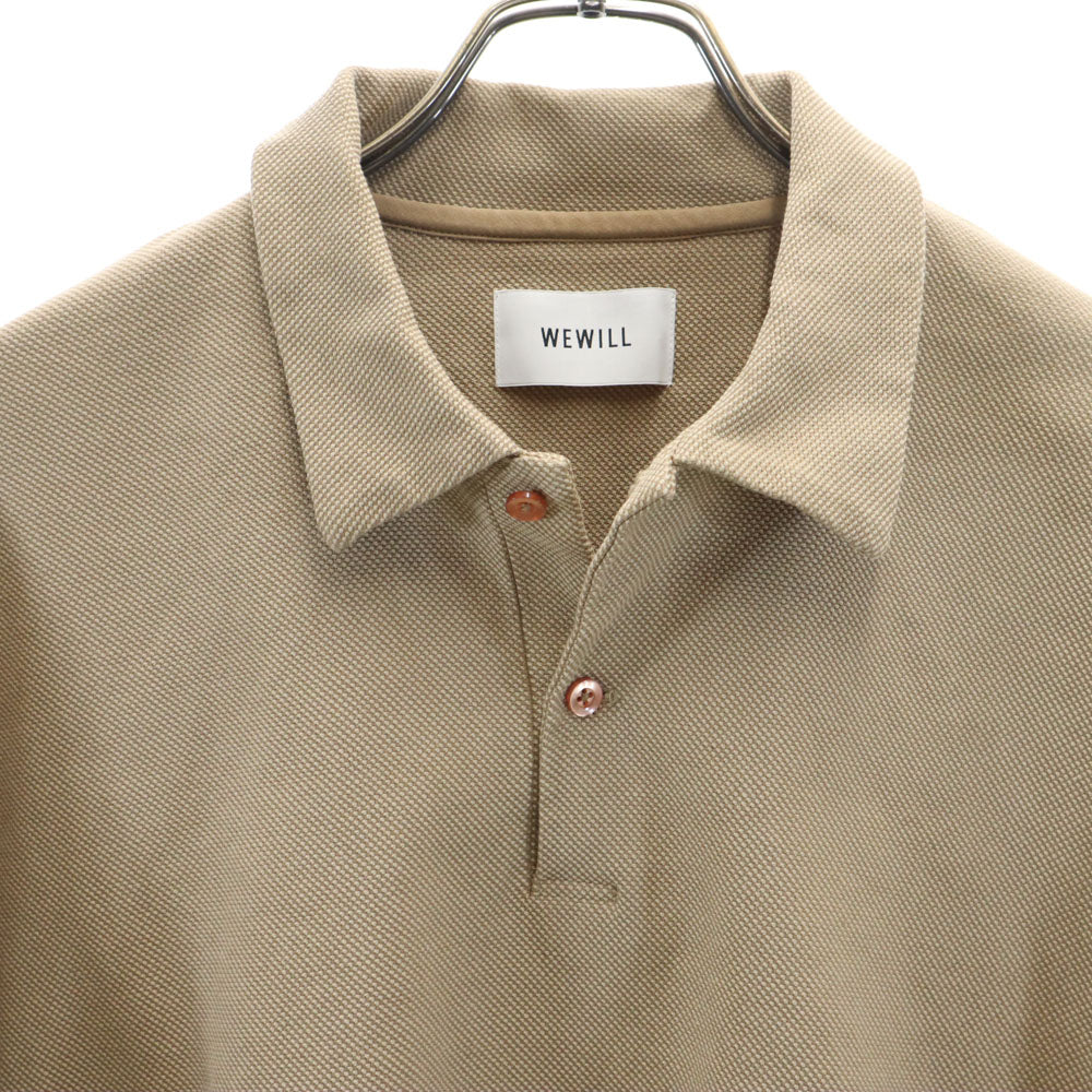 ウィーウィル 日本製 半袖 ポロシャツ 3 ベージュ系 WEWILL メンズ