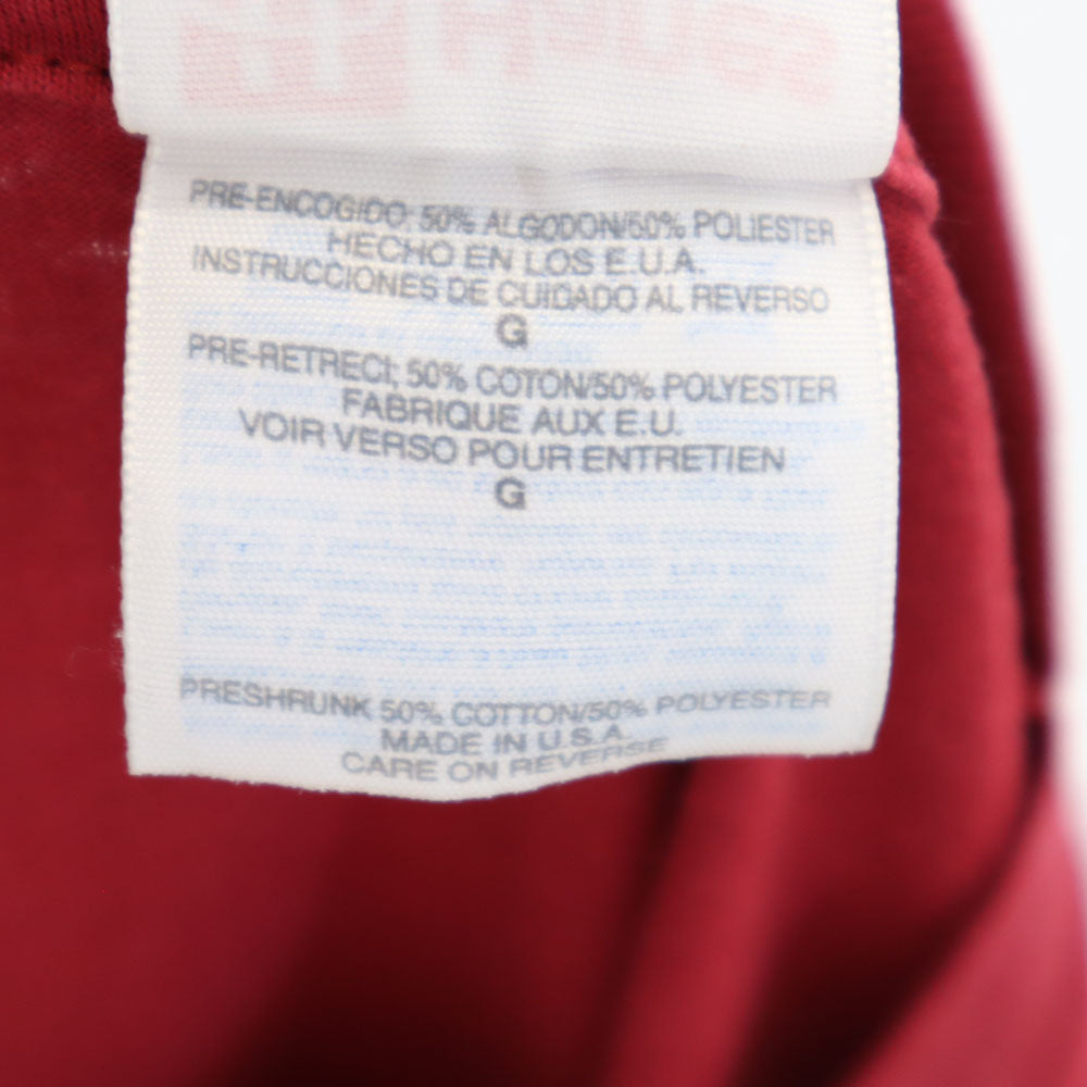 Hanes ヘインズ 90s USA製 オールド 半袖 Tシャツ L(14-16) レッド系 キッズ