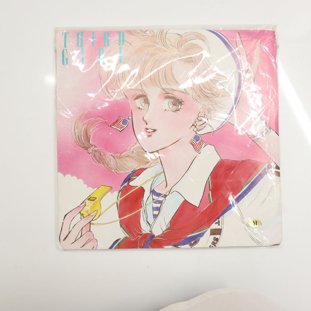 オールド 90s サードガード 西村しのぶ 夜梨子 日本製 プリント 半袖 Tシャツ M ホワイト OLD THIRD GIRL by SHINOBU NISHIMURA 袋付き メンズ