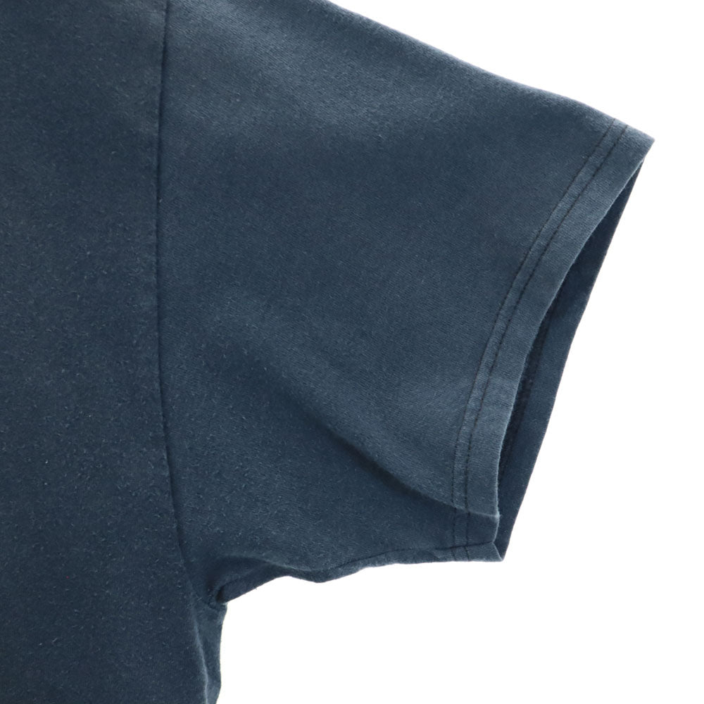 ヘインズ レッドツェッペリン マザーシップ プリント 半袖 Tシャツ L ネイビー Hanes HEAVYWEIGHT メンズ