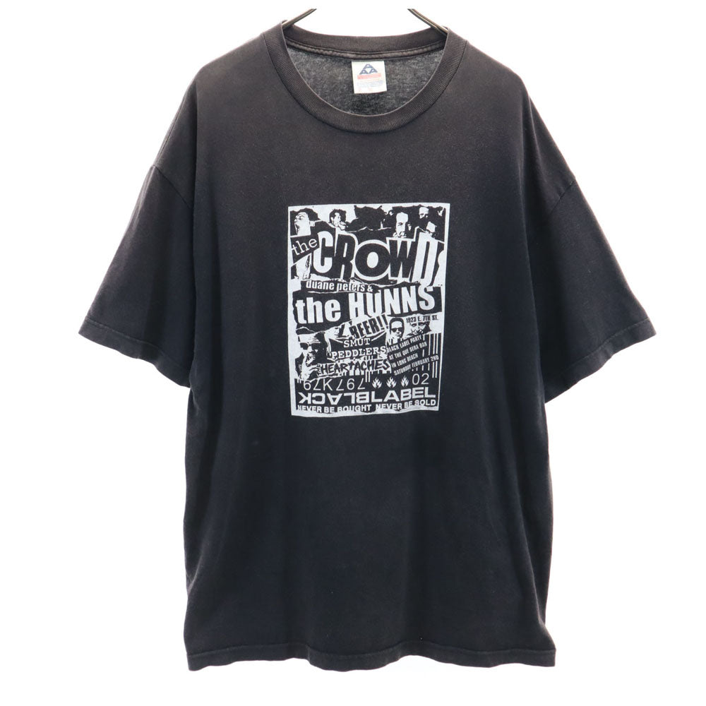 ALSTYLE APPAREL&ACTIVEWEAR アルスタイルアパレルアンドアクティブウェアー プリント 半袖 Tシャツ XL ブラック メンズ