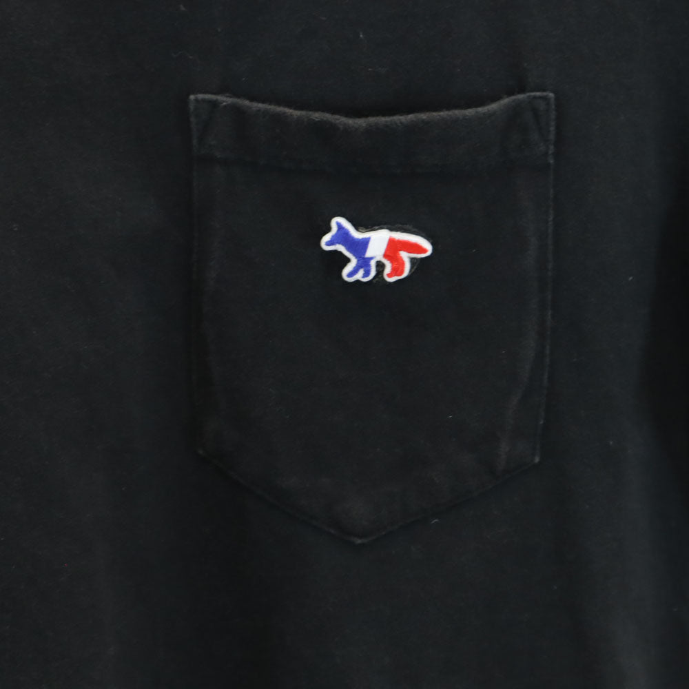 MAISON KITSUNE メゾンキツネ 半袖 Tシャツ M ブラック系 ポケT メンズ