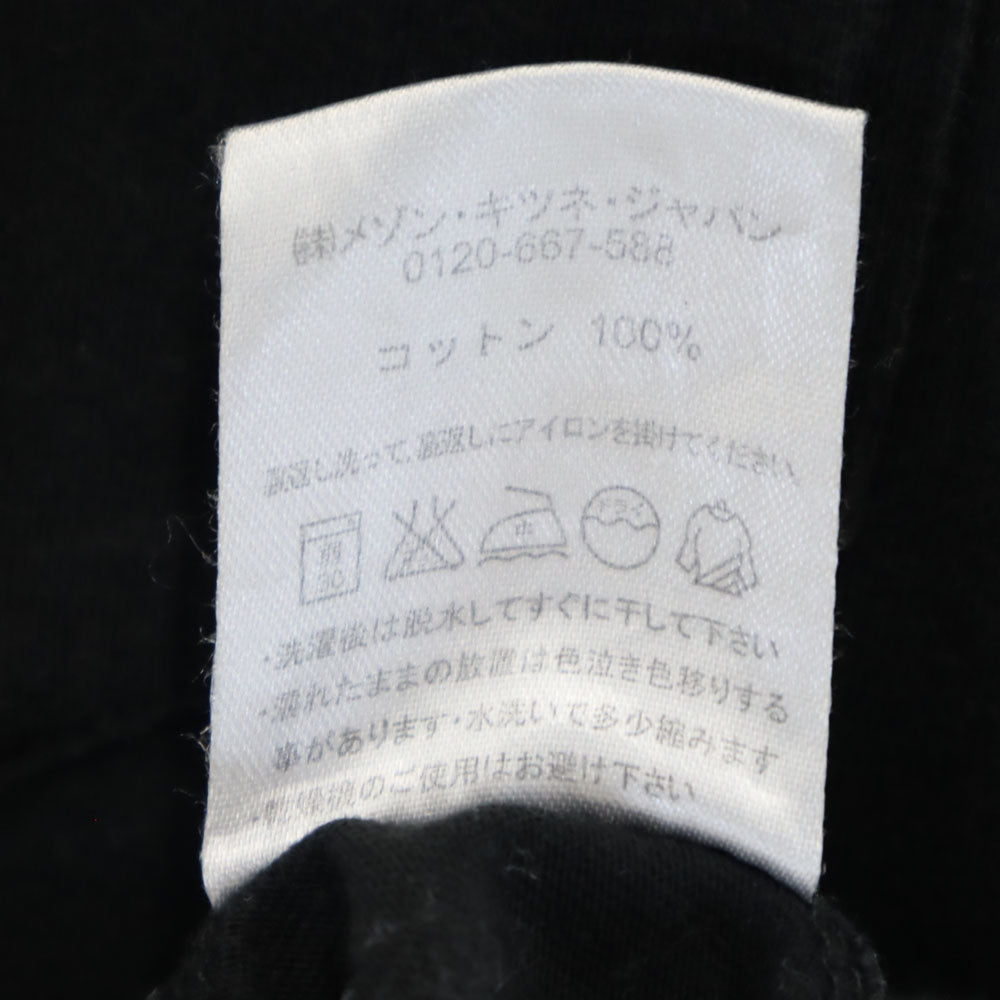 MAISON KITSUNE メゾンキツネ 半袖 Tシャツ M ブラック系 ポケT メンズ