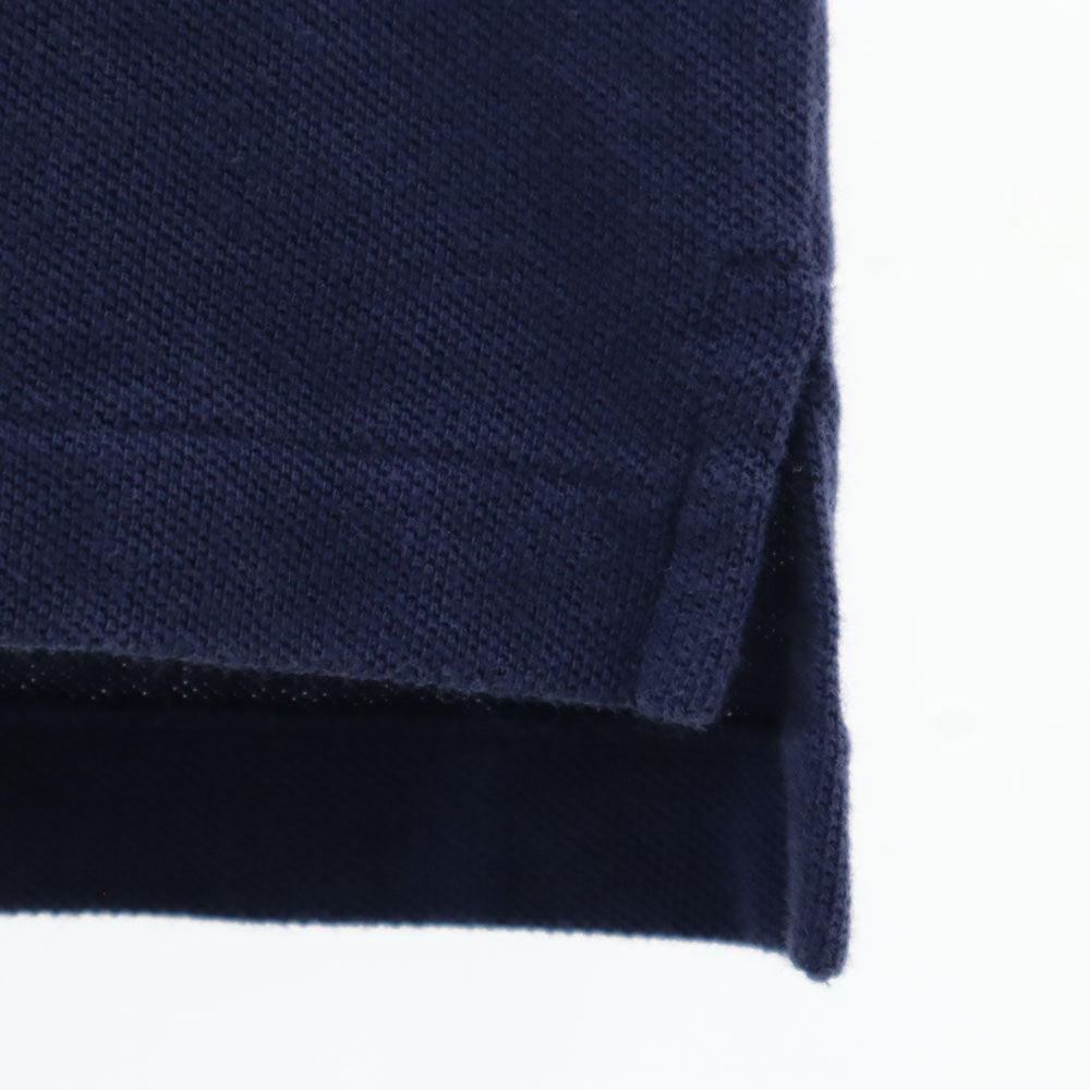 ラルフローレン インパクト21 ビックポニー 半袖 ポロシャツ L ネイビー系 RALPH LAUREN 鹿の子地 スキニーポロ レディース