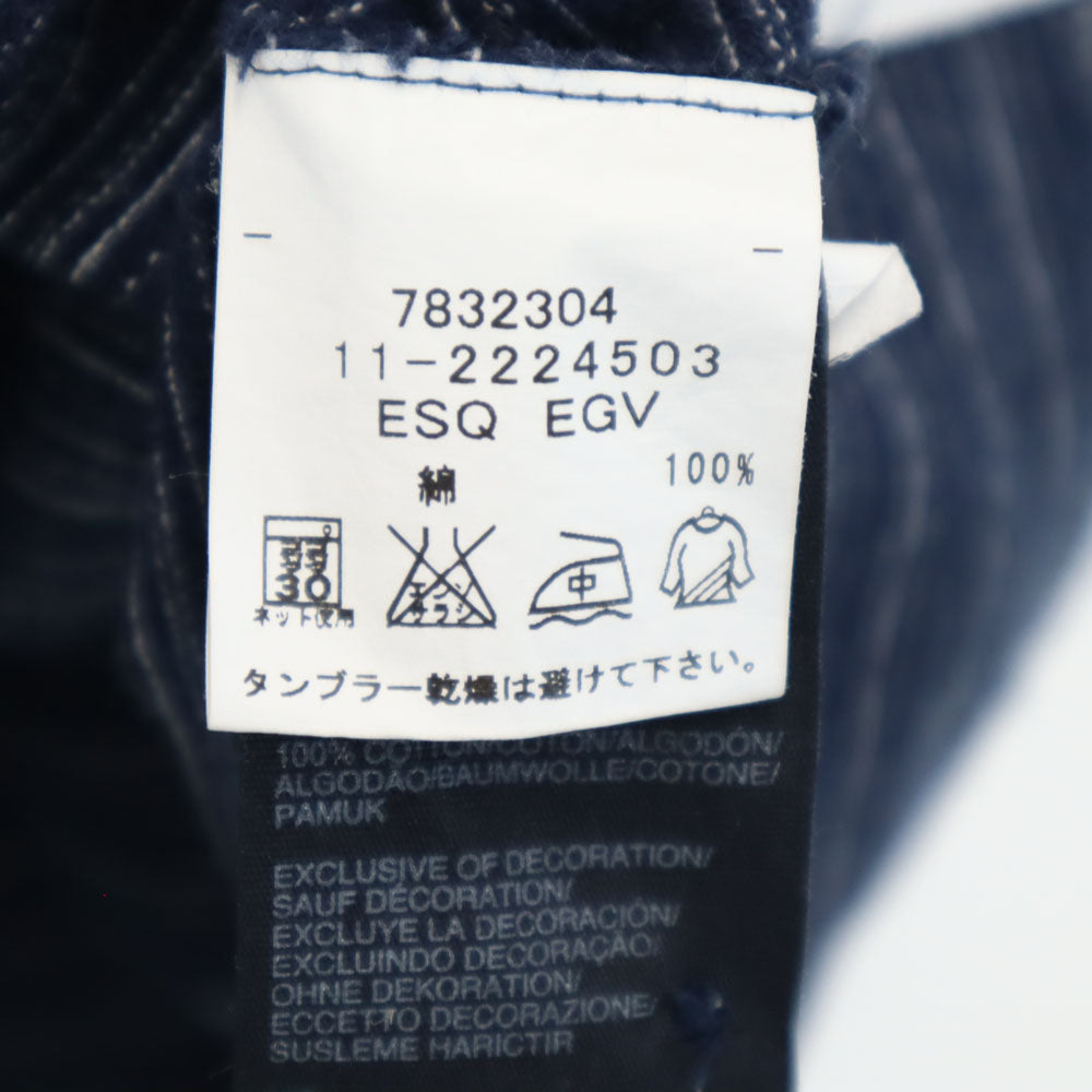 トミーヒルフィガー ボーダー柄 半袖 ポロシャツ XL ネイビー系 TOMMY HILFIGER メンズ